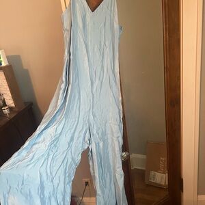 Athleta NWOT Blue Calm Cool Romper Jumpsuit